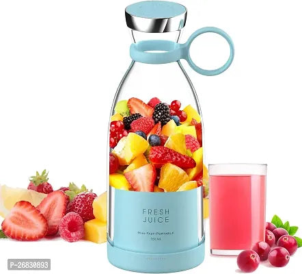 Portable Blender, USB Rechargeable Mini Juicer Blender (420 ML)     